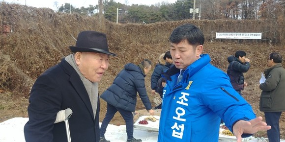 조오섭 북구갑 국회의원 예비후보는 28일 옛 광주교도소 유골 발굴 현장을 방문하고 한치의 의혹도 없는 진상규명과 책임자 처벌을 강조했다. ⓒ 조오섭 예비후보 선거사무소
