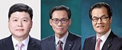 우리금융지주 그룹임원후보추천위원회에서 선정한 권광석(왼쪽부터), 김정기, 이동연 후보. ⓒ 우리금융