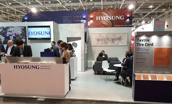 효성첨단소재가 독일 하노버에서 열리는 세계 최대 타이어 전시회인 '타이어 테크놀로지 엑스포 2020'에 처음으로 참가한다. ⓒ 효성첨단소재