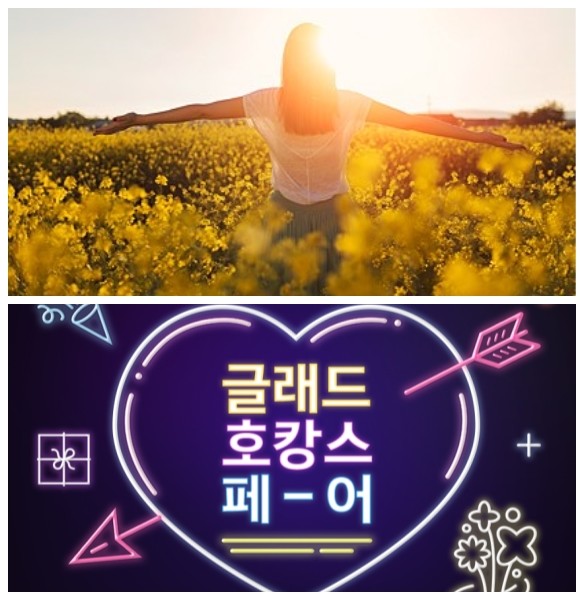 (사진 위)롯데리조트 스프링 프리부킹 패키지, 글래드 호텔앤리조트 봄날의 취미생활 패키지. ⓒ 각 사