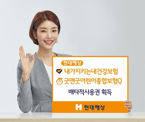 현대해상 건강보험·어린이보험은 손해보험협회로부터 각각 6개월과 3개월의 배타적 사용권을 획득했다. ⓒ 현대해상