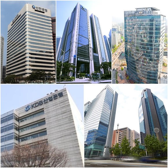 KDB산업은행과 IBK기업은행, NH농협은행이 현재 신입행원 공채를 실시, 신한은행과 우리은행 등 시중은행도 디지털 및 기업금융 등 분야별 수시채용을 진행한다. ⓒ 각 사