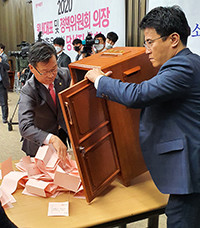 주호영 미래통합당 의원은 84표 중 59표를 얻었다. = 박성현 기자