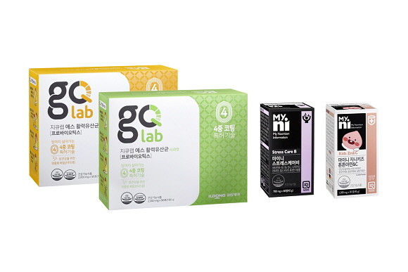 일동제약이 자사의 건강기능식품 브랜드 '마이니'와 '지큐랩' 제품을 장보기 앱 '마켓컬리'를 통해 선보인다. ⓒ 일동제약