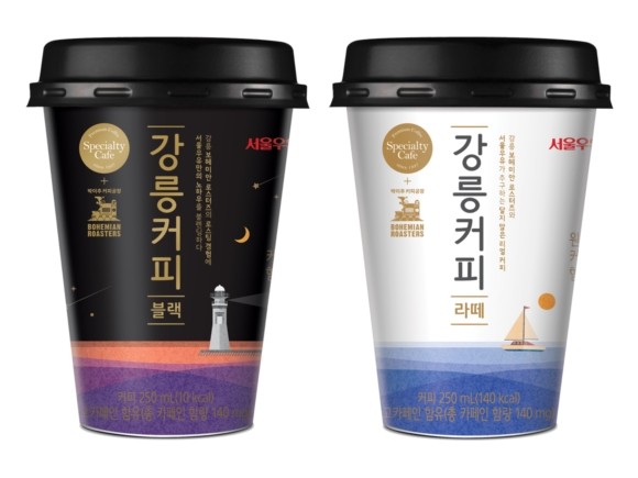 '서울우유 강릉커피' 2종. ⓒ 서울우유협동조합