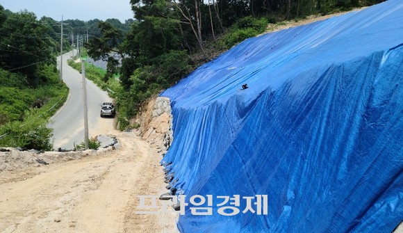 사매면 광치동 태양광발전사업지 개발 현장 모습. ⓒ 프라임경제