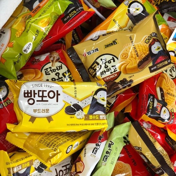 할인마트에서 판매중인 아이스 제과 제품들. = 김다이 기자