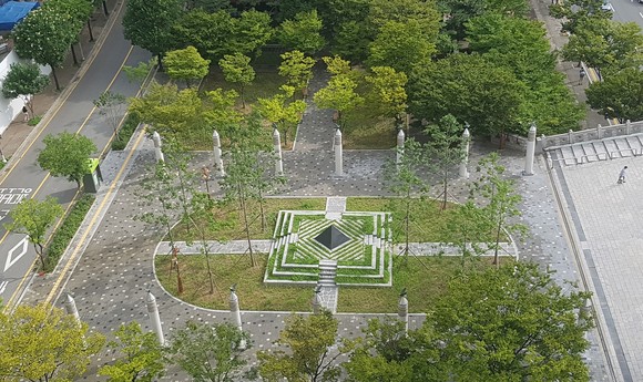경기도 수원시 가로수길. ⓒ 산림청