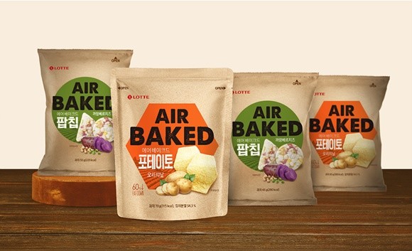 롯데제과 에어베이크드 제품 이미지. ⓒ 롯데제과