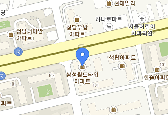 국내 부동산 전문 사모운용사 이지스자산운용이 지난달 강남 삼성동에 위치한 1동 아파트 '삼성월드타워'를 펀드로 매입해 리모델링을 추진할 계획이라고 20일 밝혔다. ⓒ 네이버지도