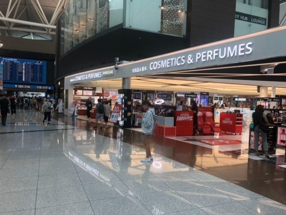 인천국제공항 내 면세점 전경. = 김다이 기자