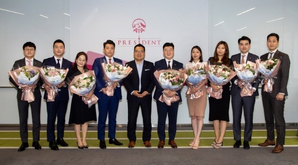 AIA생명이 대면 채널 우수 영업인력을 선발해 6일 '프레지던트 클럽' 행사를 진행했다. ⓒ AIA생명