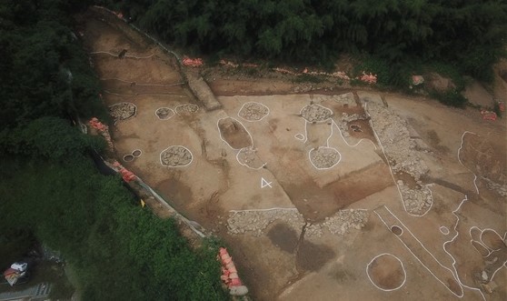 아산 공세곶창지 조사지역 전경. ⓒ 아산시