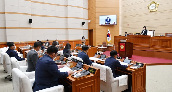 제230회 임시회 개최 장면. ⓒ 의회사무국