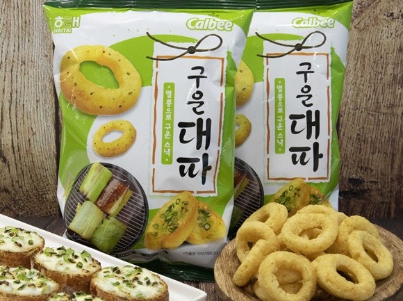 대파 담은 파맛 과자 '구운대파' 제품 이미지. ⓒ 해태제과
