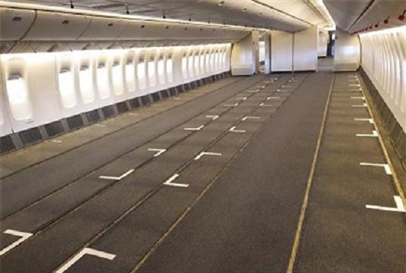 B777 화물전용기 개조 내부. ⓒ 국토교통부