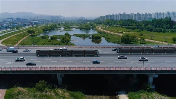 대전트램 기본계획 승인 사업추진 가속화 2호선 조감도(한밭대교). ⓒ 대전시