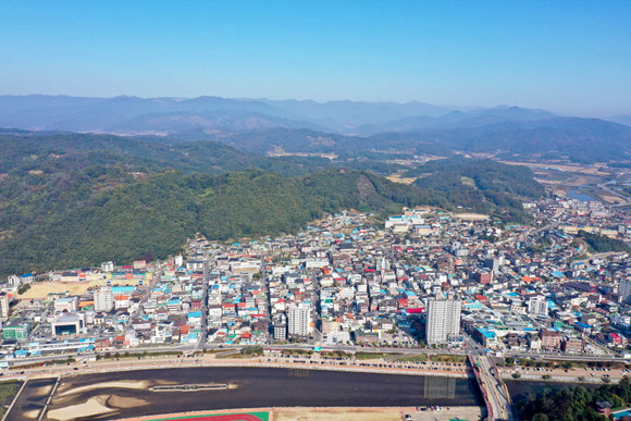 경북 예천군 예천읍 도심 전경. ⓒ 예천군