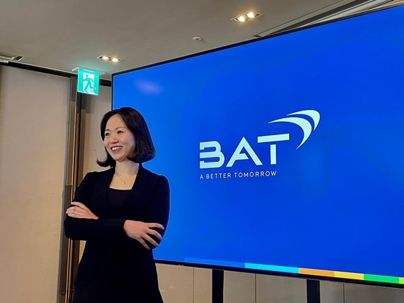 5일 서울 더 플라자 호텔에서 열린 기자간담회에 참석한 김은지 BAT코리아 대표. = 김다이 기자