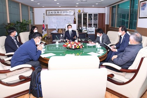 권오봉 여수시장이 여수시민사회연대회의 대표자들과 소통과 공유의 시간을 가졌다. ⓒ 여수시