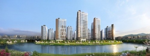 전남 순천시 가곡동 10번지 일원에 '대광로제비앙 리버팰리스' 조감도 ⓒ (주)대광건영