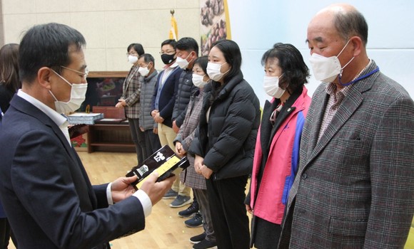 농업인의 날 시상식 장면. ⓒ 부여군
