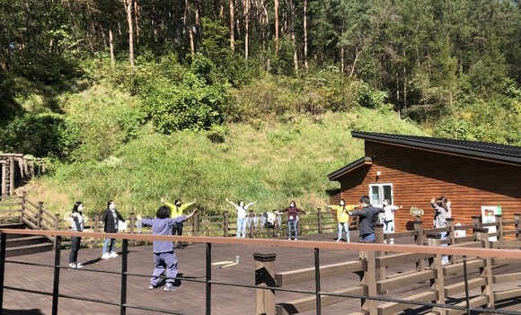코로나19 대응 숲 치유프로그램. ⓒ 산림청