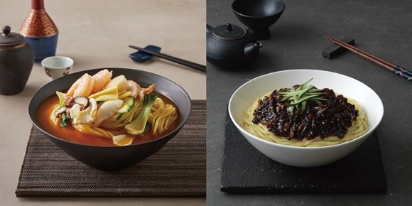 조선호텔 삼선짬뽕과 유니짜장. ⓒ 신세계조선호텔
