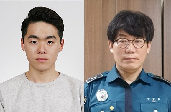 LG복지재단이 한상훈 씨(왼쪽)와 박강학 경감(오른쪽)을 'LG 의인상' 수상자로 선정, 상을 수여했다. ⓒ LG그룹