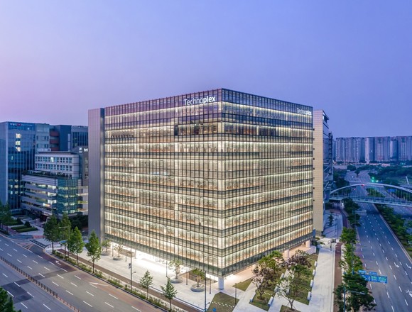 경기도 판교에 위치한 한국테크놀로지그룹 본사 외관. ⓒ 한국테크놀로지그룹