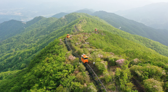 대봉산 모노레일 전경. ⓒ 프라임경제