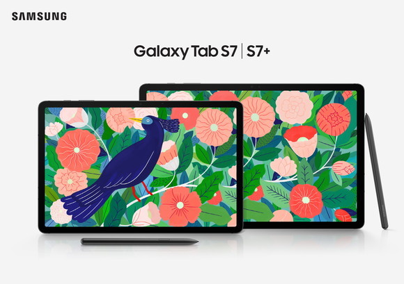 갤럭시 탭 S7, 갤럭시 탭 S7+. ⓒ 삼성전자