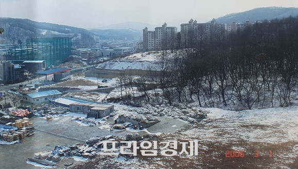 지난 2005년 3월 삼이 물류가 폐기물 유입 이전, 부지 전경 모습. ⓒ 프라임경제