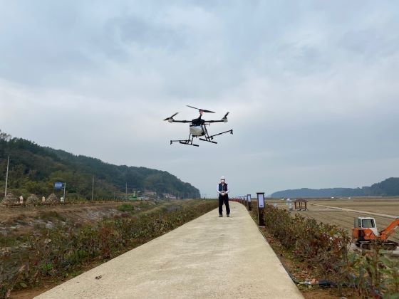군민 대상 드론 전문인력 양성. ⓒ 남해군