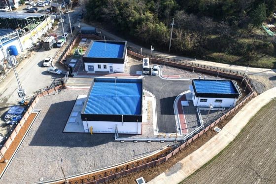 남해군이 구축한 LPG저장소. ⓒ 남해군