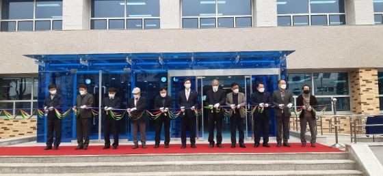 강민국 국회의원이 지역혁신청년센터 준공식에 참석하고 있다. ⓒ 프라임경제