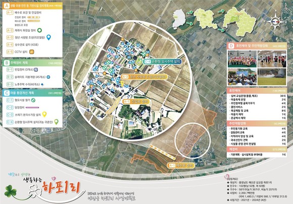 삽교읍 하포1리. ⓒ 예산군