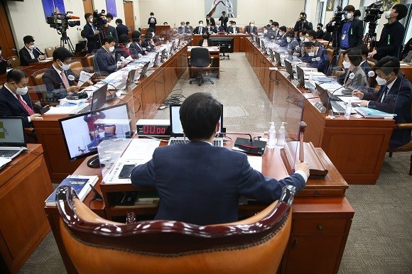 서울시 영등포구 국회에서 과학기술정보방송통신위원회 종합국정감사가 열리고 있는 모습. ⓒ 공동취재사진