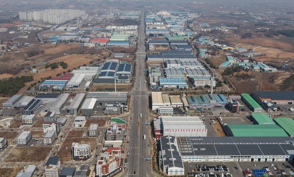 아산테크노밸리 일반산업단지 전경. ⓒ 아산시