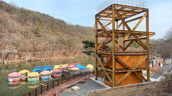 함안군이 조성하는 입곡군립공원 체험관광시설. ⓒ 함안군