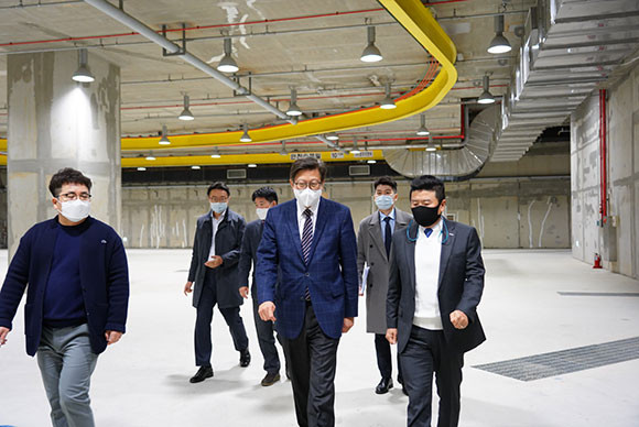 박형준 국민의힘 부산시장 후보는 22일 부산 기장에 있는 동남권원자력의학원을 방문했다. ⓒ 박형준 국민의힘 부산시장 후보 선거사무소