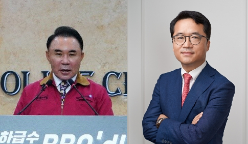 (왼쪽부터) 윤홍근 BBQ 회장, 박현종 bhc 회장. ⓒ 각사