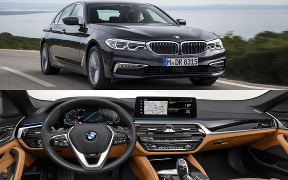 520i 럭셔리 모델 외관 및 내부. ⓒ BMW 코리아