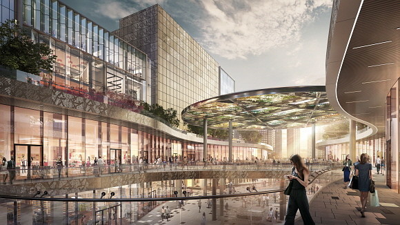 롯데는 롯데백화점 동탄점을 올해 6월로 예정했지만 코로나19 여파로 8월로 연기했다. © 연합뉴스