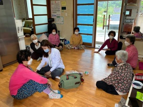 담양군 창평면은 이달부터 9월까지 지역 내 30개 경로당에서 우리동네 주차간호사 사업을 운영한다. ⓒ 담양군