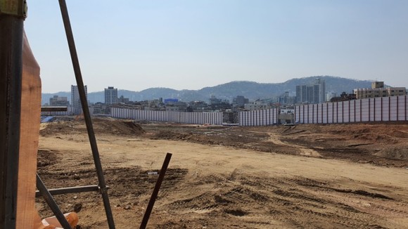 '대조1구역' 건설 현장 부지. ⓒ 프라임경제