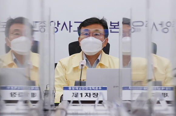 권덕철 중앙재난안전대책본부 1차장. © 연합뉴스