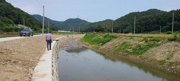 재해복구사업 현장점검 모습. ⓒ 예산군