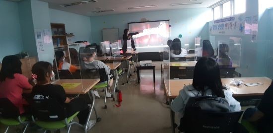 성폭력 예방교육 사진. ⓒ 화순군