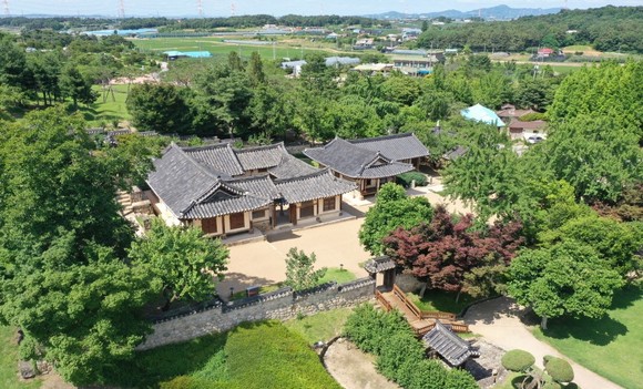 추사고택 드론 사진. ⓒ 예산군